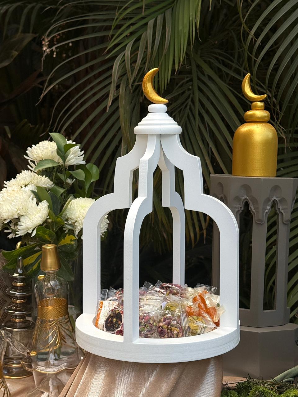 Crescent Lantern Tray