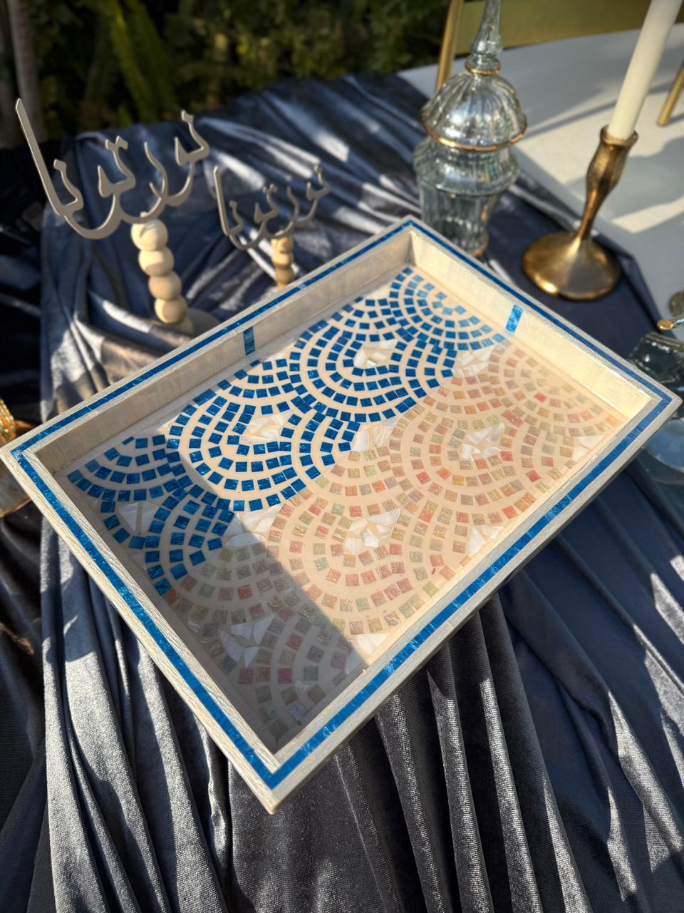Mediterranean Wave Tray